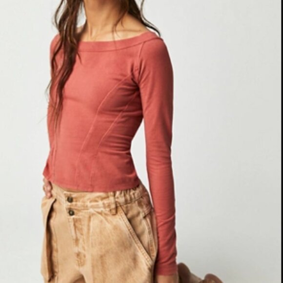 We The Free Tops - We The Free Heart Trick Long Sleeve Ter